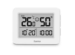 Hama 222231 Lefkada, teploměr/vlhkoměr, digitální, bílý